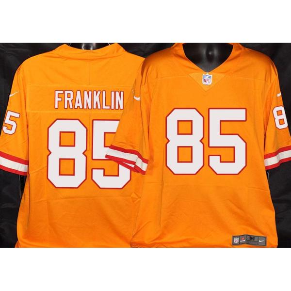 Buccaneers #85 Collin Franklin Orange Football Jersey Stitched