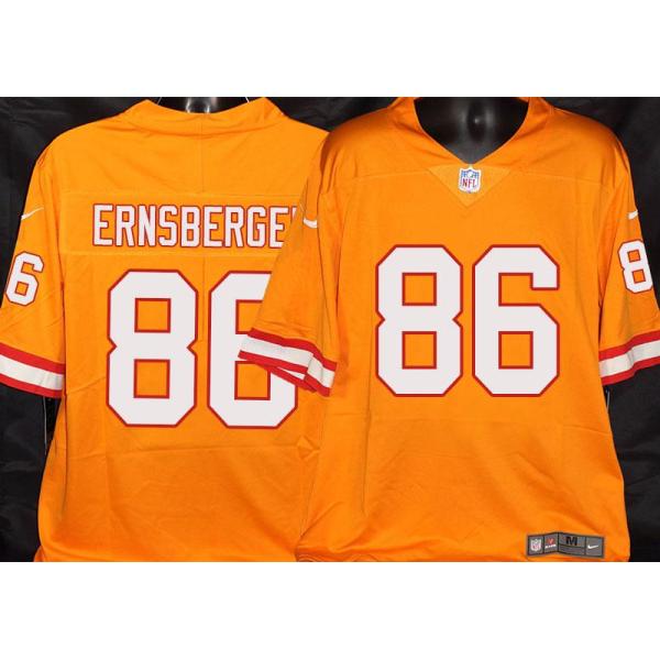 Buccaneers #86 Donnie Ernsberger Orange Football Jersey Stitched