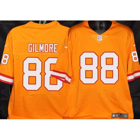 Buccaneers #88 John Gilmore Orange Football Jersey Stitched