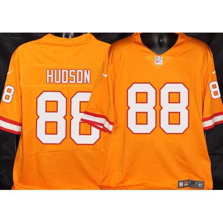 Buccaneers #88 Tanner Hudson Orange Football Jersey Stitched