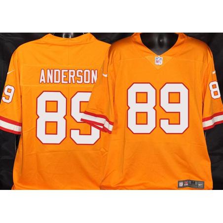 Buccaneers #89 Jesse Anderson Orange Football Jersey Stitched