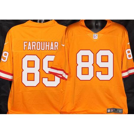 Buccaneers #89 John Farquhar Orange Football Jersey Stitched