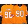 Buccaneers #90 Gaines Adams Orange Football Jersey Stitched