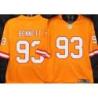 Buccaneers #93 Charles Bennett Orange Football Jersey Stitched