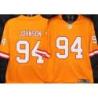 Buccaneers #94 George Johnson Orange Football Jersey Stitched