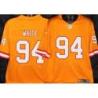 Buccaneers #94 Steve White Orange Football Jersey Stitched