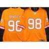 Buccaneers #98 Jon Bradley Orange Football Jersey Stitched