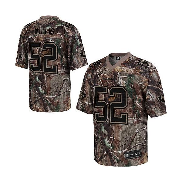 Patrick Willis SF Football Jersey - SF #52 Football Jersey(Camo)