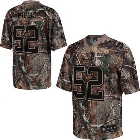 Patrick Willis SF Football Jersey - SF #52 Football Jersey(Camo)