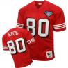 Jerry Rice SF Football Jersey - SF #80 Football Jersey(Red Throwback)