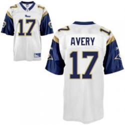 Donnie Avery Louis Football Jersey - St Louis  #17 Football Jersey(White)