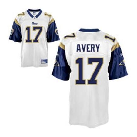 Donnie Avery Louis Football Jersey - St Louis  #17 Football Jersey(White)