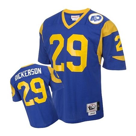 Eric Dickerson Louis Football Jersey - St Louis  #29 Football Jersey(Blue Throwback)