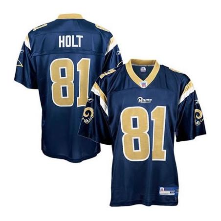 Torry Holt Louis Football Jersey - St Louis  #81 Football Jersey(Blue)