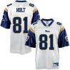 Torry Holt Louis Football Jersey - St Louis  #81 Football Jersey(White)