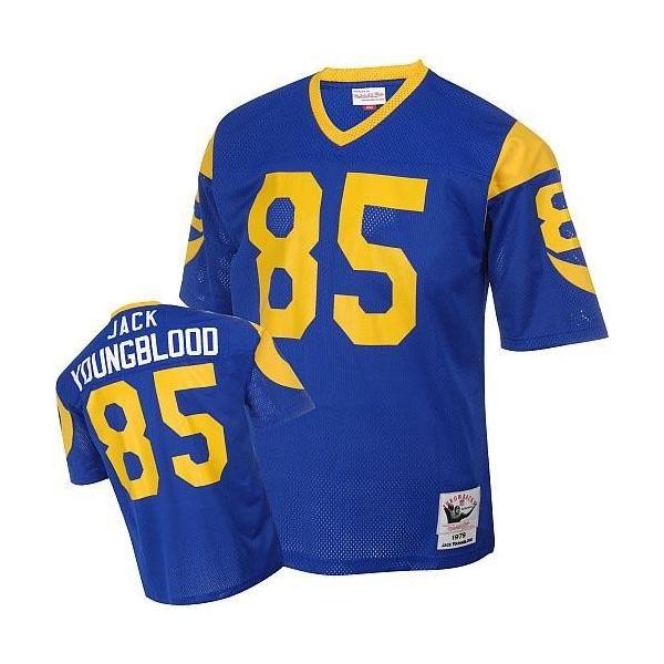 Jack Youngblood Louis Football Jersey - St Louis  #85 Football Jersey(Blue Throwback)