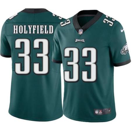 Philadelphia Eagles #33 Elijah Holyfield Stitched Orange Football Jersey