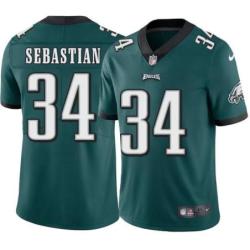 Philadelphia Eagles #34 Mike Sebastian Stitched Orange Football Jersey