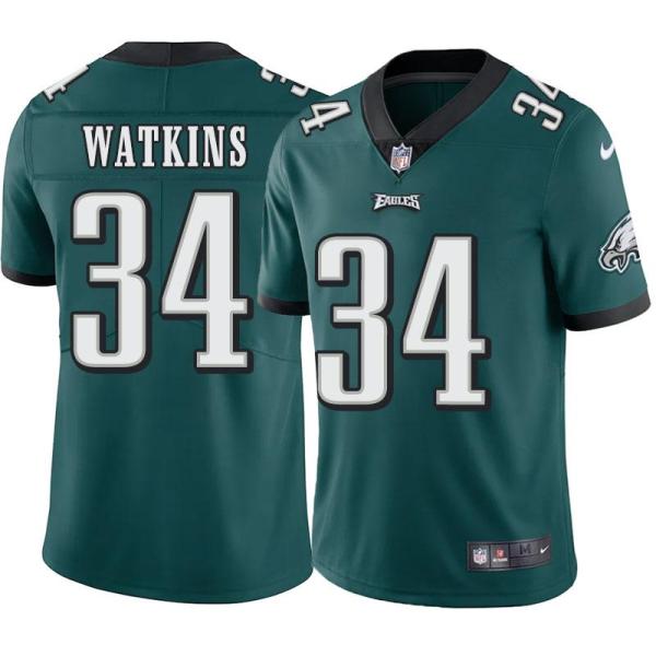 Philadelphia Eagles #34 Larry Watkins Stitched Orange Football Jersey