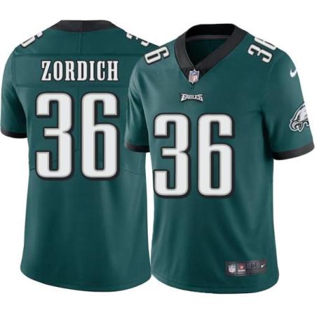 Philadelphia Eagles #36 Mike Zordich Stitched Orange Football Jersey