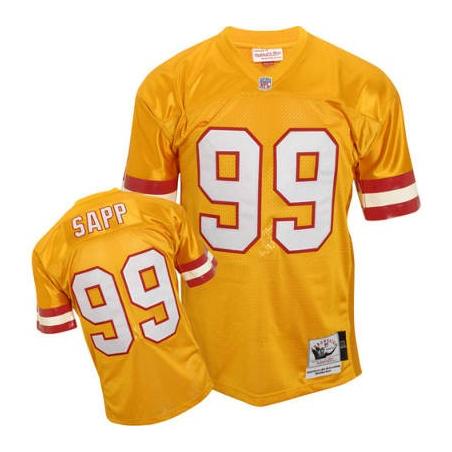 Warren Sapp Tampa Bay Football Jersey - Tampa Bay #99 Football Jersey(Yellow)