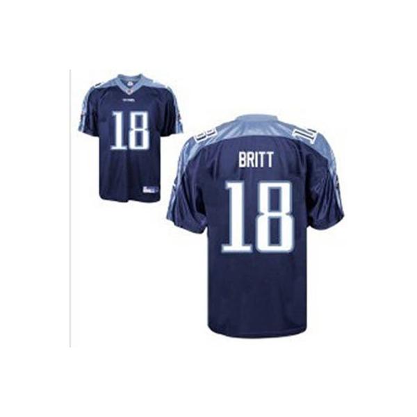 Kenny Britt Tennessee Football Jersey - Tennessee #18 Football Jersey(Navy)