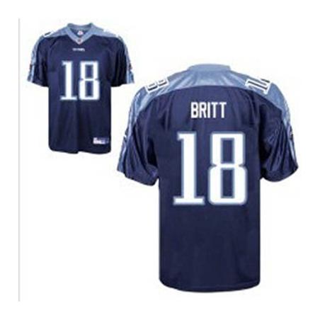 Kenny Britt Tennessee Football Jersey - Tennessee #18 Football Jersey(Navy)