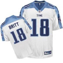 Kenny Britt Tennessee Football Jersey - Tennessee #18 Football Jersey(White)