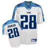 Chris Johnson Tennessee Football Jersey - Tennessee #28 Football Jersey(White)