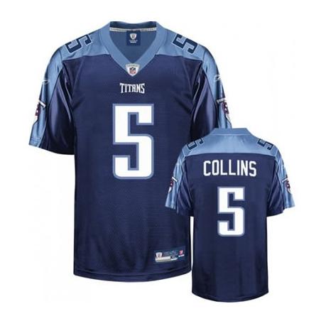 Kerry Collins Tennessee Football Jersey - Tennessee #5 Football Jersey(Navy)