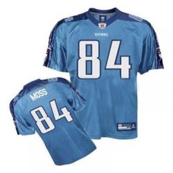 Randy Moss Tennessee Football Jersey - Tennessee #84 Football Jersey(Light Blue)