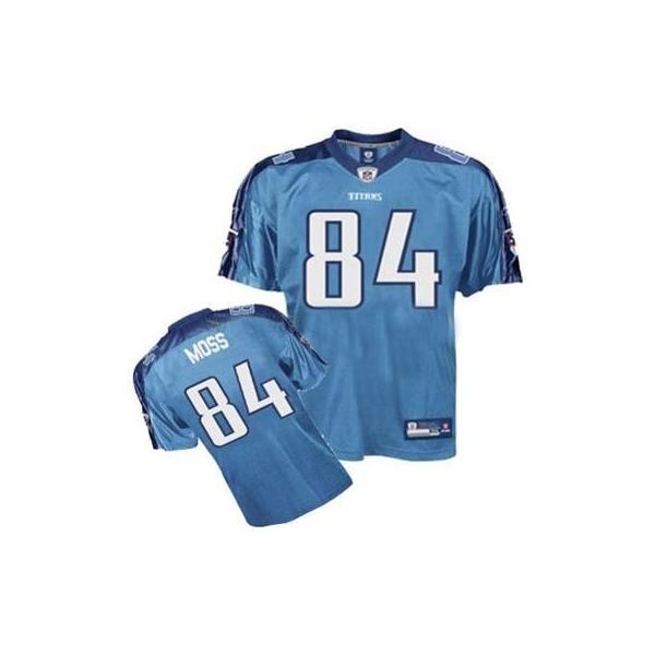 Randy Moss Tennessee Football Jersey - Tennessee #84 Football Jersey(Light Blue)