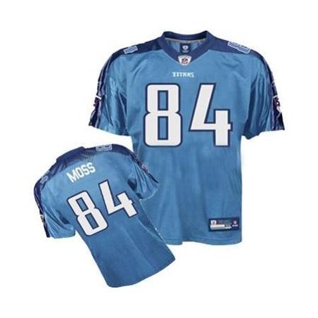 Randy Moss Tennessee Football Jersey - Tennessee #84 Football Jersey(Light Blue)