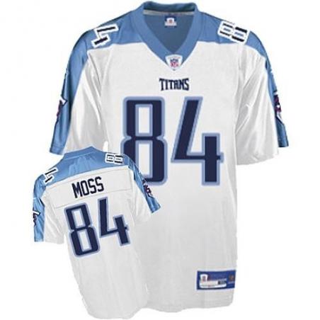 Randy Moss Tennessee Football Jersey - Tennessee #84 Football Jersey(White)