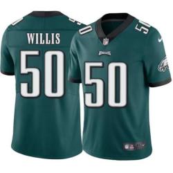 Philadelphia Eagles #50 James Willis Stitched Orange Football Jersey