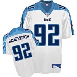 Albert Haynesworth Tennessee Football Jersey - Tennessee #92 Football Jersey(White)