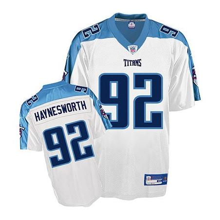 Albert Haynesworth Tennessee Football Jersey - Tennessee #92 Football Jersey(White)