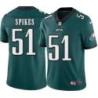 Philadelphia Eagles #51 Takeo Spikes Stitched Orange Football Jersey