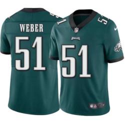 Philadelphia Eagles #51 Chuck Weber Stitched Orange Football Jersey