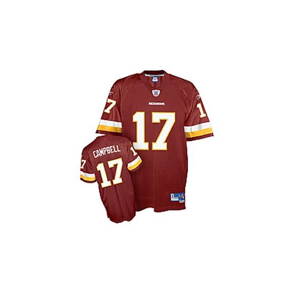 Jason Campbell Washington Football Jersey - Washington #17 Football Jersey(Red)