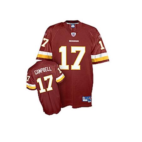 Jason Campbell Washington Football Jersey - Washington #17 Football Jersey(Red)