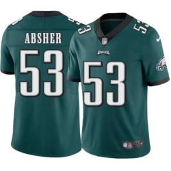 Philadelphia Eagles #53 Dick Absher Stitched Orange Football Jersey