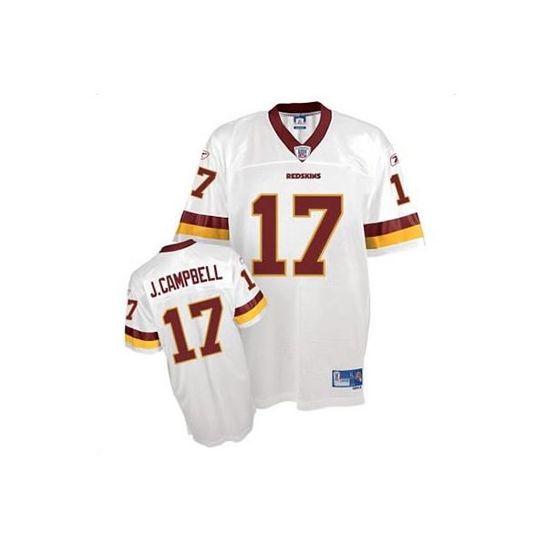 Jason Campbell Washington Football Jersey - Washington #17 Football Jersey(White)