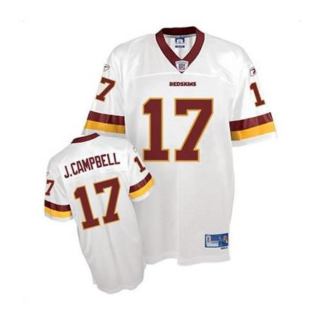 Jason Campbell Washington Football Jersey - Washington #17 Football Jersey(White)