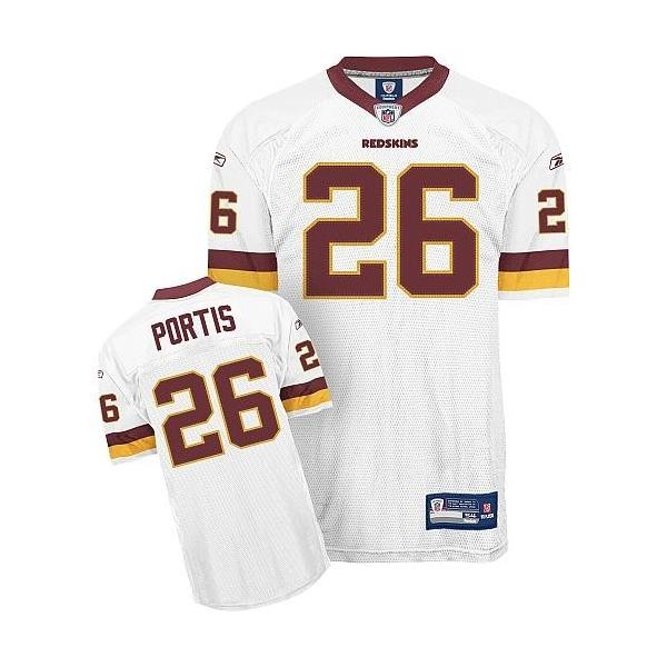 Clinton Portis Washington Football Jersey - Washington #26 Football Jersey(White)