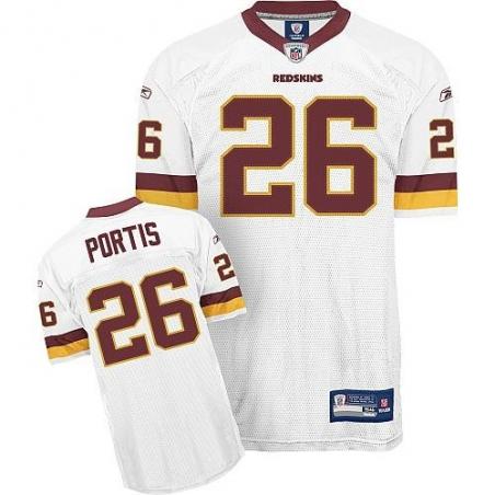 Clinton Portis Washington Football Jersey - Washington #26 Football Jersey(White)