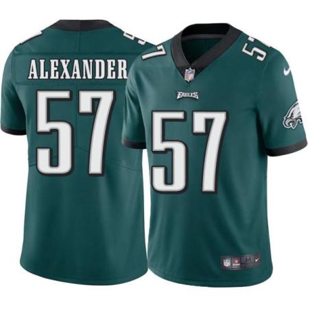 Philadelphia Eagles #57 D.J. Alexander Stitched Orange Football Jersey