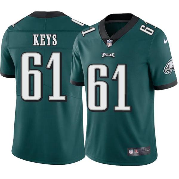 Philadelphia Eagles #61 Howard Keys Stitched Orange Football Jersey