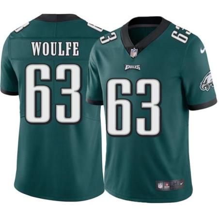 Philadelphia Eagles #63 Mike Woulfe Stitched Orange Football Jersey