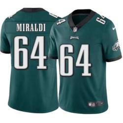 Philadelphia Eagles #64 Dean Miraldi Stitched Orange Football Jersey